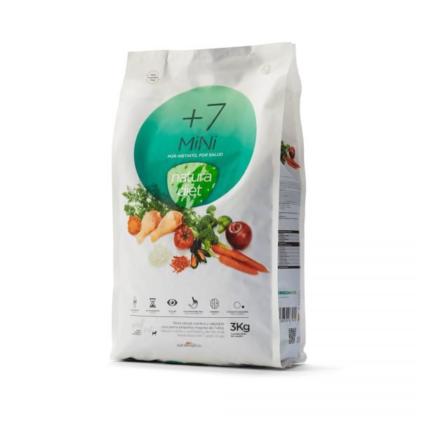 Natura Diet Senior Mini +7 Años - Pienso Super Premium para Perro