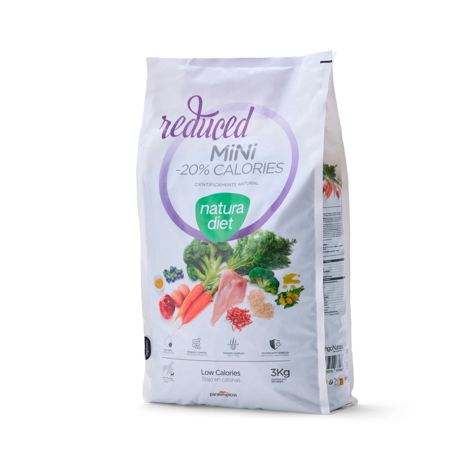 Natura Diet Adulto Mini Reduced -20% Calories 3 kg – Pienso Super Premium para Perro