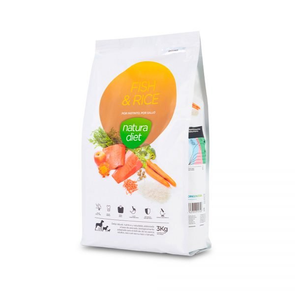 Natura Diet Adulto Fish & Rice - Pienso Super Premium para Perro