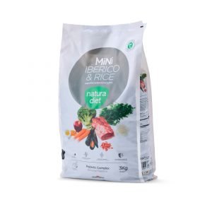 Natura Diet Adulto Mini Iberico & Rice 3 kg - Pienso Super Premium para Perro
