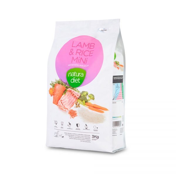Natura Diet Adulto Mini Lamb & Rice - Pienso Super Premium para Perro