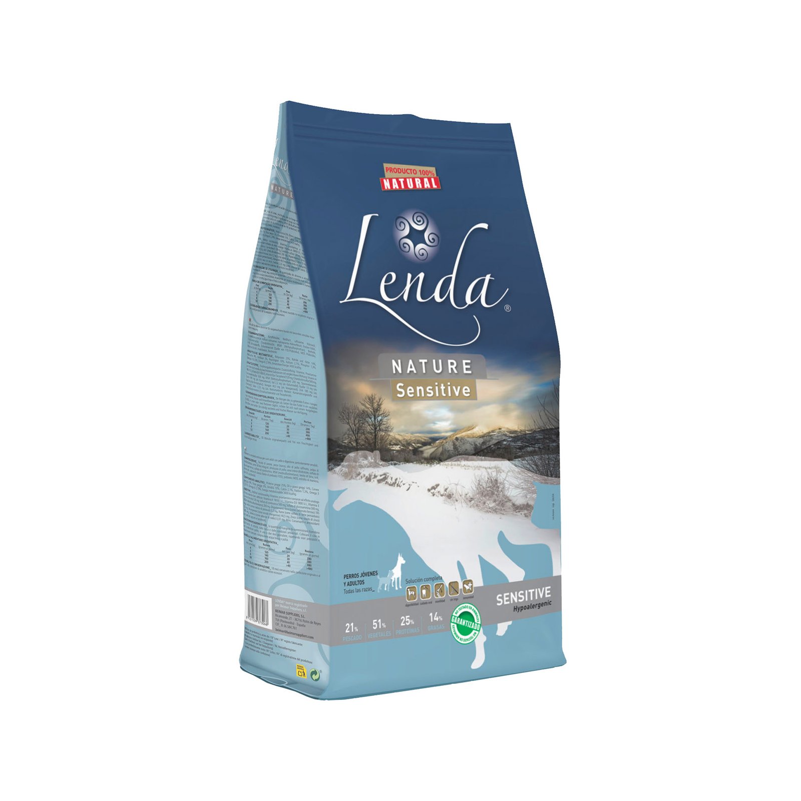 Lenda Nature Adulto Sensitive Grain Free – Pienso Premium para Perro
