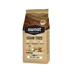Ownat Prime Adulto Hair & Skin 3 kg Grain Free - Pienso Super Premium para Gato