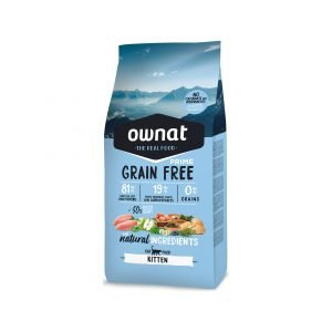 Ownat Prime Kitten 3kg Grain Free - Pienso Super Premium para Gatito