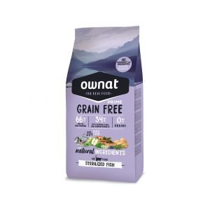 Ownat Prime Adulto Sterilized Fish Grain Free - Pienso Super Premium para Gato