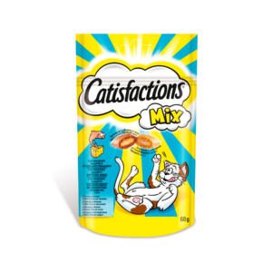 Catisfactions Mix Salmón y Queso - Snack para Gato