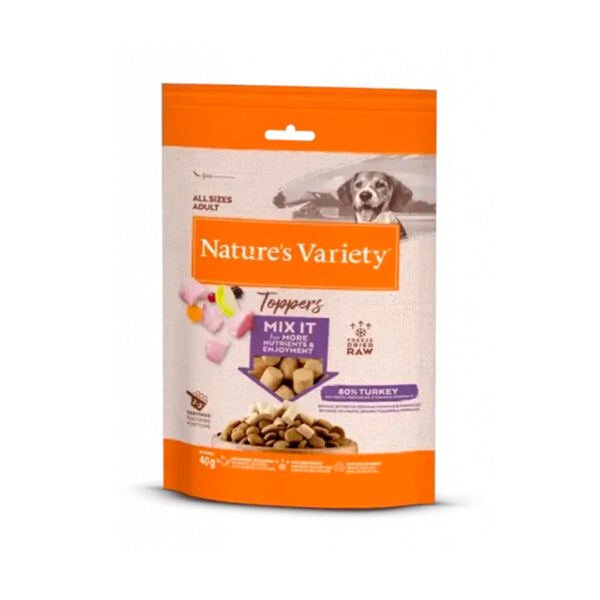 5025730009937_Nature´s Variety Toppers de Pavo Liofilizados -Snack para Perro Nature´s Variety Toppers de Pavo Liofilizados -Snack para Perro