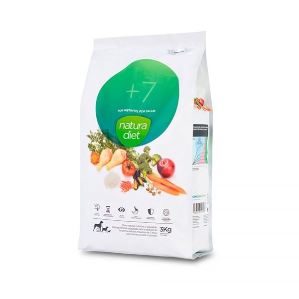 Natura Diet Senior +7 Años - Pienso Super Premium para Perro