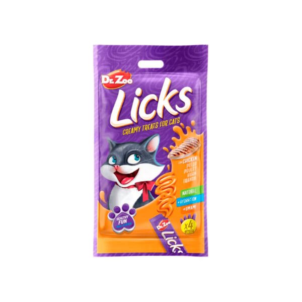 7798182083951_licks pollo snack líquido gato Licks de Pollo - Snack para Gato