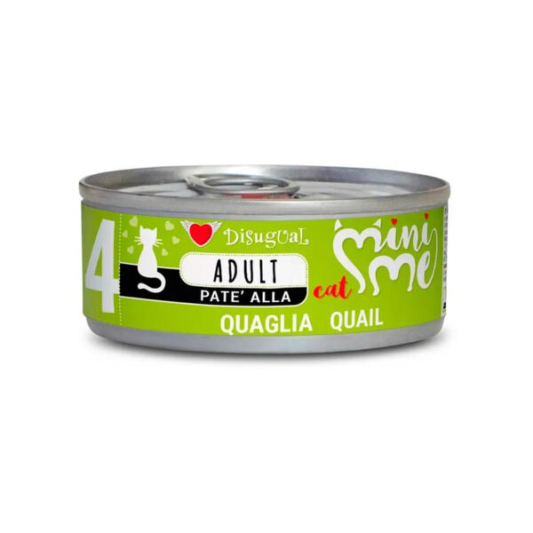 Disugual Mini-Me Adult Codorniz - Comida Húmeda para Gato