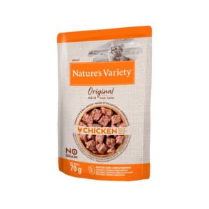 8410650277882_natures-variety-original-pate-gato-pollo-70-gr Nature's Variety Original Bocaditos en Salsa con Pollo - Comida Húmeda para Gato