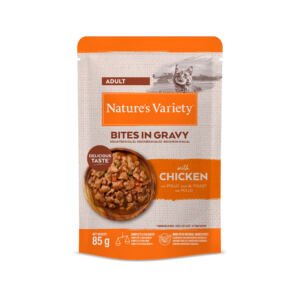 Nature's Variety Original Bocaditos en Salsa con Pollo - Comida Húmeda para Gato