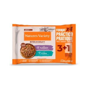 Nature´s Variety Pack Bocaditos en Salsa con Pavo y Atún - Comida Húmeda para Gato