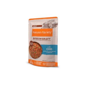 Nature`s Variety Adult Bocaditos de Bacalao en Salsa - Comida Húmeda para Gato