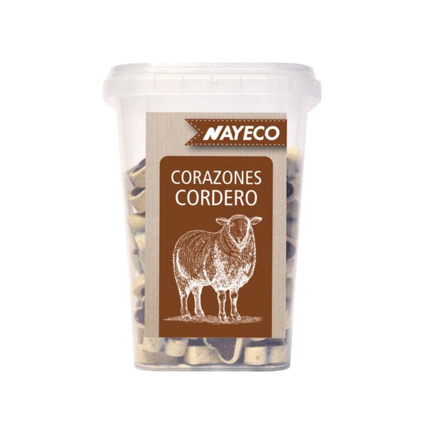 Nayeco Corazones de Cordero - Snack para Perro