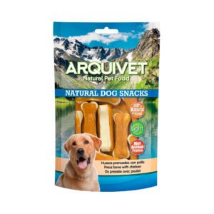 Arquivet Huesos Prensados con Pollo Pollo - Snack para Perro