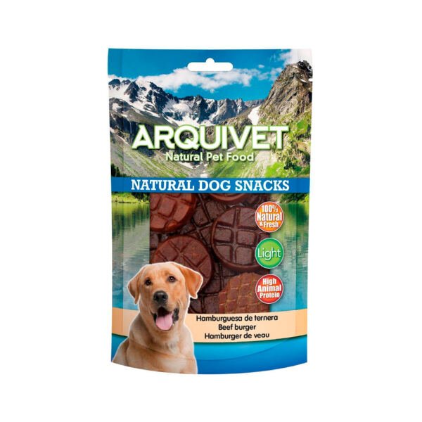 Arquivet Hamburguesas de Ternera - Snack para Perro