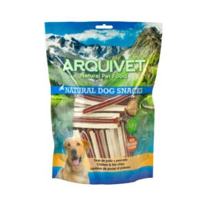 Arquivet Tiras de Pollo y Pescado - Snack para Perro