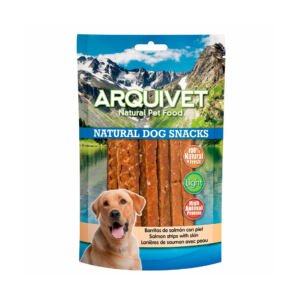 Arquivet Barritas de salmón con piel - Snack para Perro