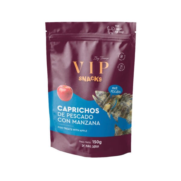 VIP Caprichos de Pescado con Manzana - Snack para Perro