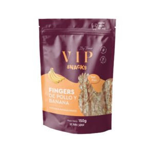 8436624460357_150g_VIP Fingers de Pollo y Banana – Snack para Perro VIP Fingers de Pollo y Banana - Snack para Perro