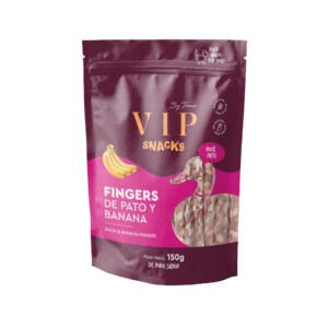 8436624460432_150g_VIP Fingers de Pato y Banana – Snack para Perro VIP Fingers de Pato y Banana - Snack para Perro