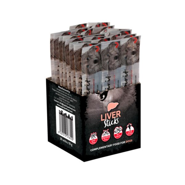 8437013576550 Alpha Spirit Barritas individuales de Hígado - Snack para Perro