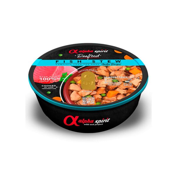 8437015969381 Alpha Spirit Estofado de Pescado - Comida Húmeda para Perro
