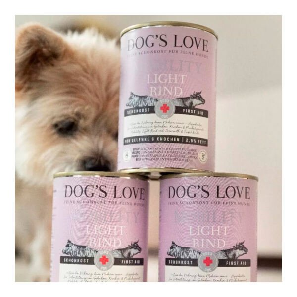 Dog's Love Dog Light Mobility de Ternera - Comida Húmeda para Perro