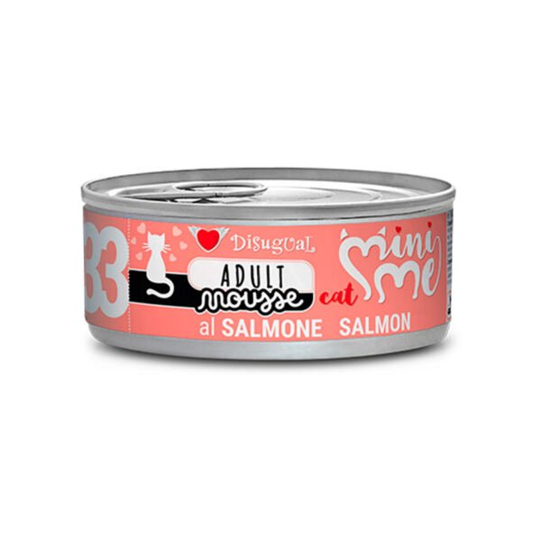 Disugual Mini-Me Mousse Salmón - Comida Húmeda para Gato