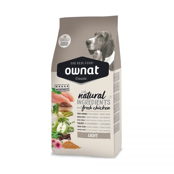 Ownat Classic Adulto Light 20 kg - Pienso Premium para Perro