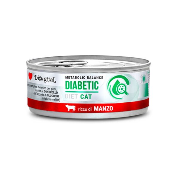 Disugual Diet Cat Diabétic de Ternera - Comida Húmeda para Gato
