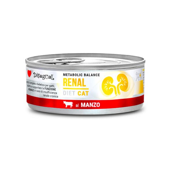 Disugual Diet Cat Renal de Ternera - Comida Húmeda para Gato