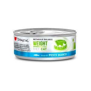 Disugual Diet Cat Weight de Pescado Blanco - Comida Húmeda para Gato