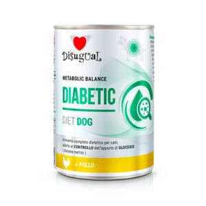 Disugual Diet Dog Diabetic de Pollo – Comida Húmeda para Perro