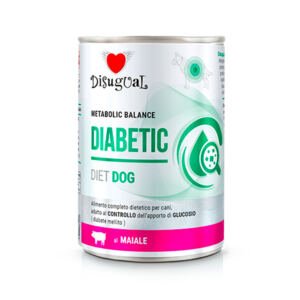 Disugual Diet Dog Diabetic de Cerdo – Comida Húmeda para Perro