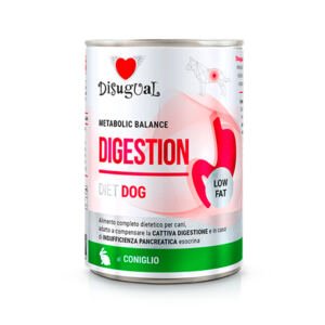 Disugual Diet Dog Digestion Low Fat de Conejo - Comida Húmeda para Perro
