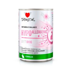 Disugual Diet Dog Hypoallergenic de Conejo - Comida Húmeda para Perro