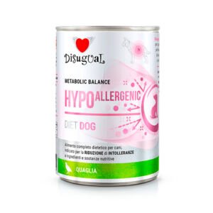 Disugual Diet Dog Hypoallergenic de Codorniz - Comida Húmeda para Perro