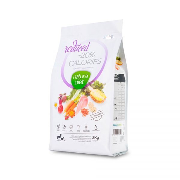 Natura Diet Adulto Reduced -20% Calories - Pienso Super Premium para perro