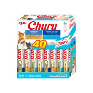 Churu Cat Variedades de Atún 40x14g - Snack para Gato