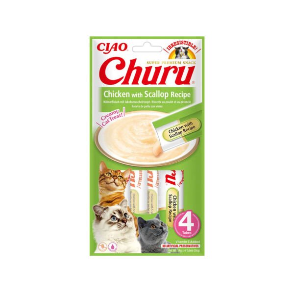 EU105B Churu Atún con Gamba – Snack para Gato