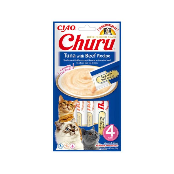 EU110B Churu Atún con Ternera – Snack para Gato