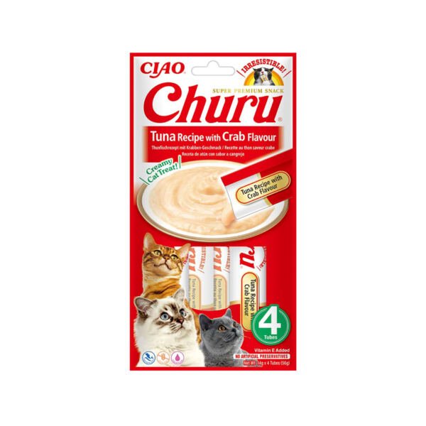 Churu Atún con Cangrejo – Snack para Gato