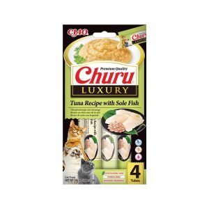 Churu Luxury Atún con Lenguado - Snack para Gato