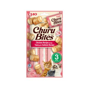 Churu Bites Pollo con Atún y Salmón – Snack para Gato