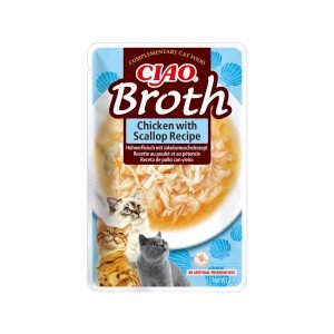 Ciao Broth Pollo con Vieira - Comida Húmeda para Gato