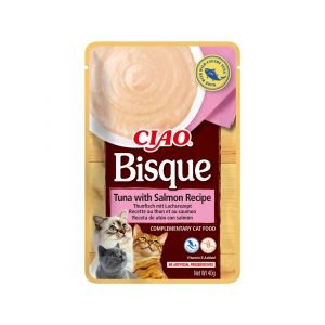 Ciao Bisque Atún con Salmón - Comida Húmeda para Gato