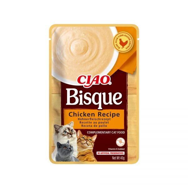 Ciao Bisque Pollo - Comida Húmeda para Gato