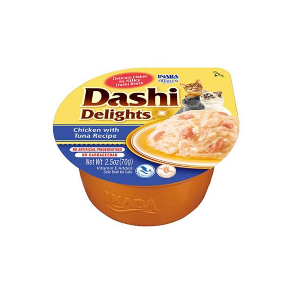 EU861_cup Dashi Delights Pollo con Atún - Snack para Gato